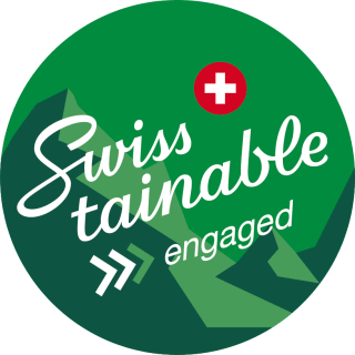 Swisstainable engaged logo